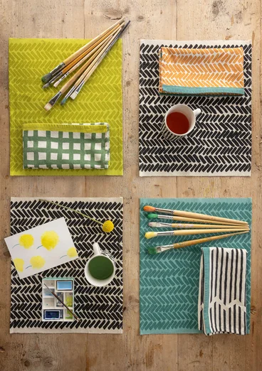 Palette "Play" en céramique - turquoise