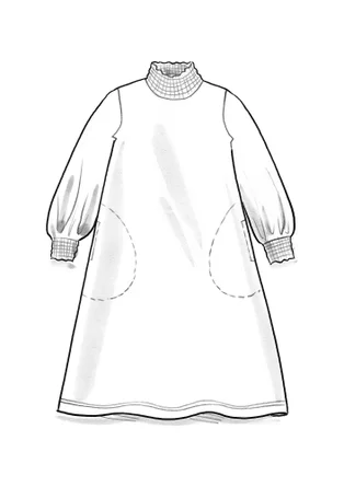 Jerseykleid aus Bio-Baumwolle - cerise