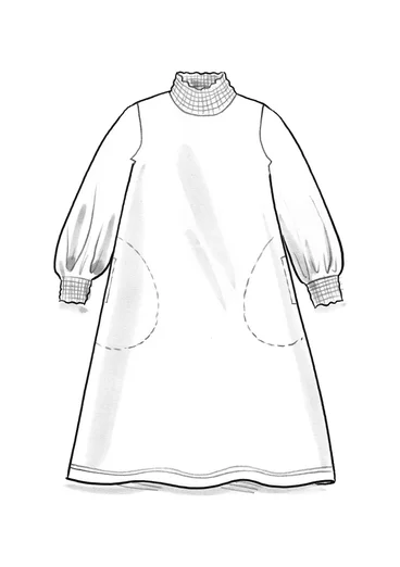 Jerseykleid aus Bio-Baumwolle - cerise