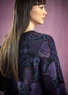 Gemusterter Pullover „Ada“ aus Bio-Baumwolle/Alpakawollgemisch (schwarz L)