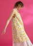 “Solöga” woven sleeveless dress in organic cotton (ecru M)
