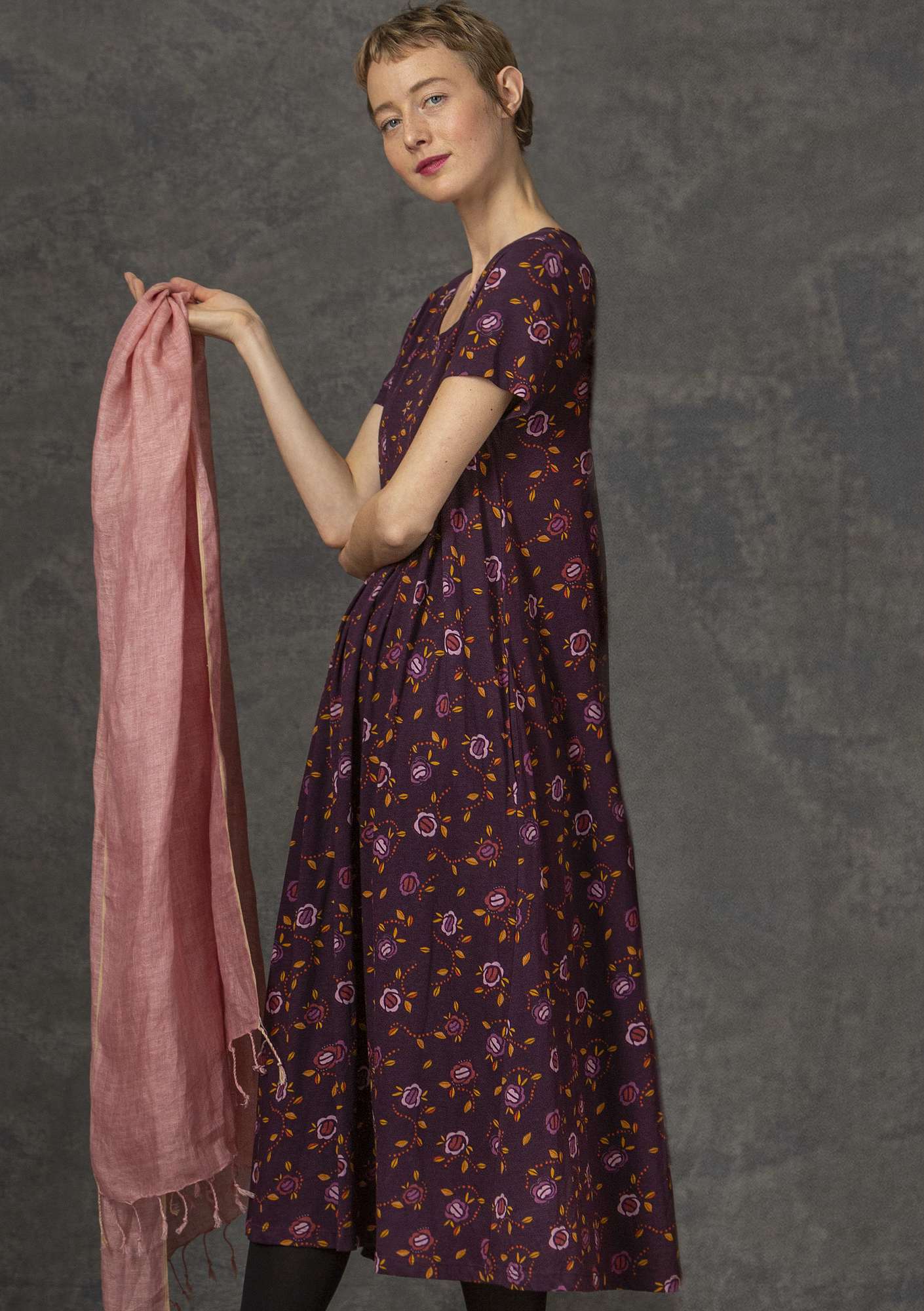 Kleid „Vanja“ aus Öko-Baumwolle erika-gemustert thumbnail
