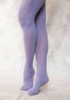 Solid-color tights in recycled nylon lavender thumbnail
