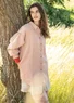 Chemise "Dunes" en coton biologique/lin (rose estompé XL)
