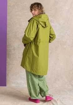Parka tissée ”Vendela” en coton biologique - poivre vert