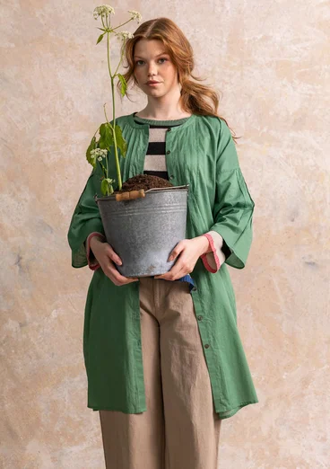 Vevd kjole «Serafina» i økologisk bomull -