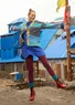 Gilet "Bhutan" en coton biologique/recyclé (turquoise M)