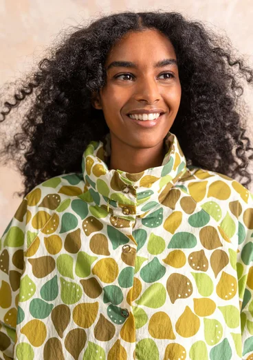 “Serafina” windcheater in recycled polyamide - kiwi