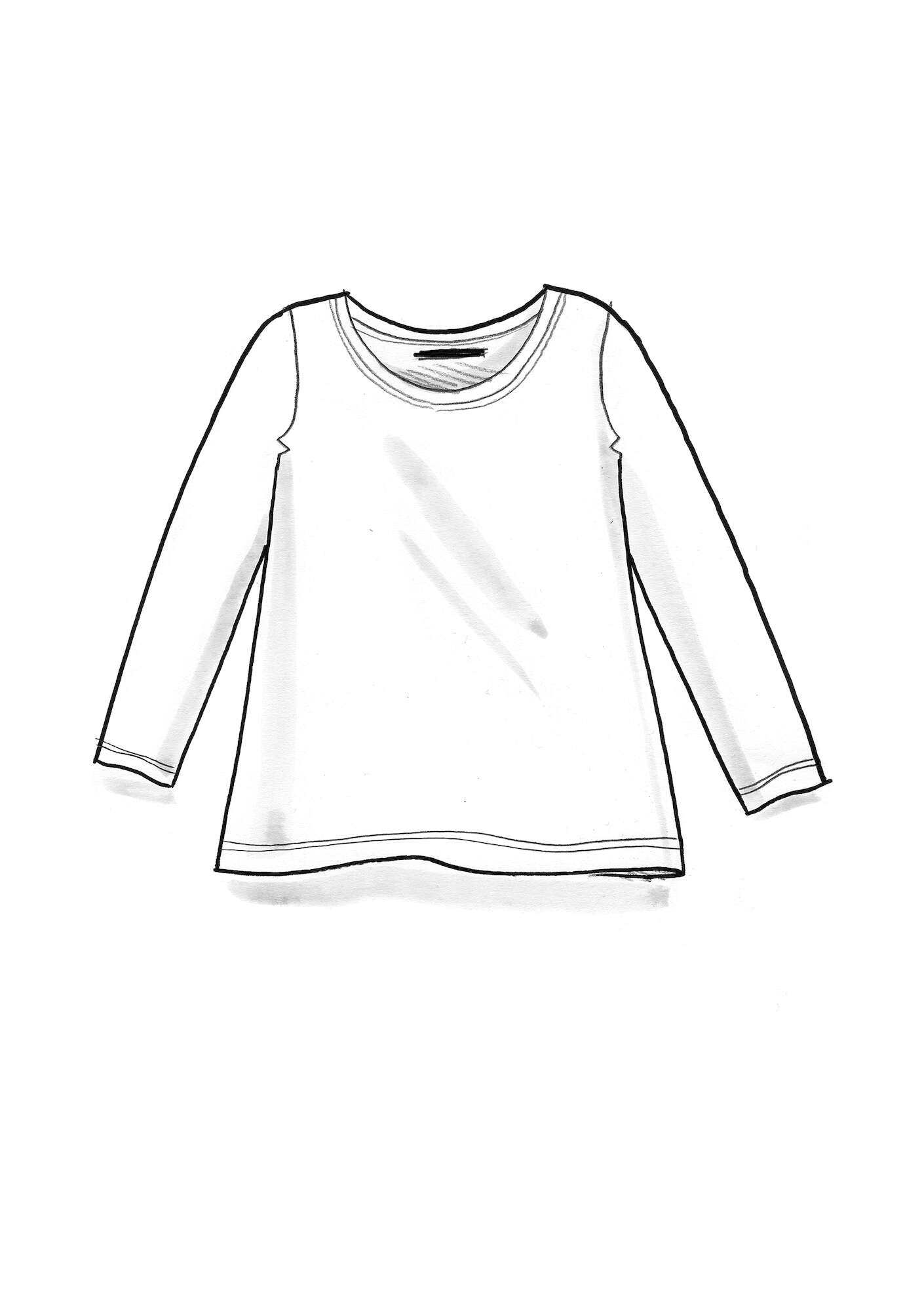 Shirt aus Lyocell/Elasthan dunkelpfingstrose