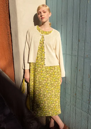 Webkleid „Flora Flow“ aus Viskose - thymian-gemustert