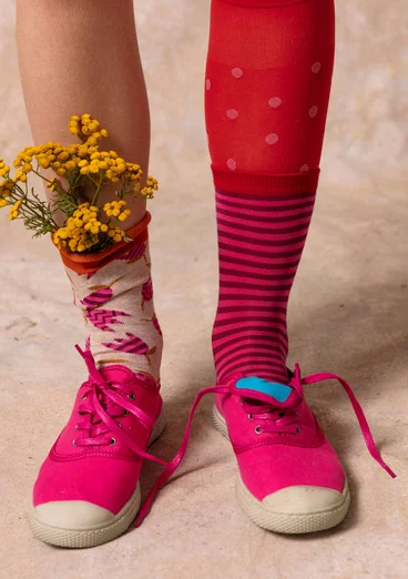 Sneaker „Cordelia“ aus Stoff - hibiskus