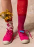 “Cordelia” fabric sneakers (hibiscus 36)