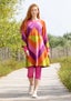 “Cape” knit dress in organic cotton mountain ash thumbnail