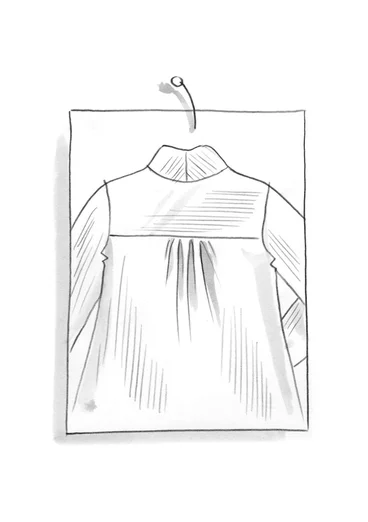 Velourcardigan i økologisk bomuld/genvundet polyester/elastan  - mørk oliven
