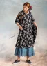Robe "Corallo" en jersey de coton biologique (noir S)