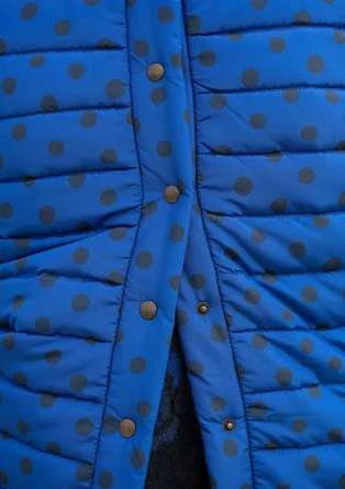 Väst "Susan" i återvunnen polyester - kleinblå