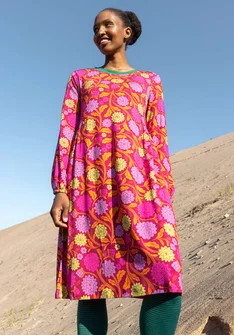 Robe "Pink Moon" en jersey de lyocell/élasthanne - hibiscus foncé