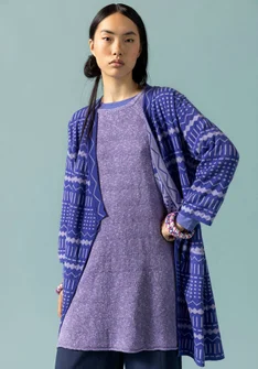 Gilet "Elsie" en coton biologique/recyclé - bleu ciel