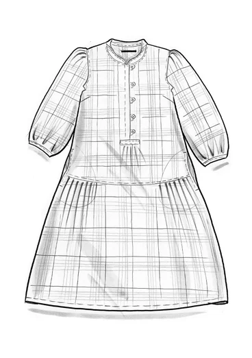 Kangasmekko ”Nora” ekopuuvillaa - krapinpunainen