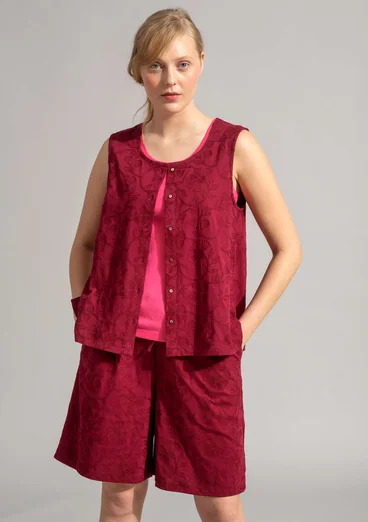 Jerseyshirt „Runa“ aus Bio-Baumwolle - purpur