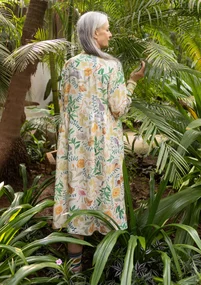Robe "Mockingbird" en tissu de lin/modal - fleur de sureau