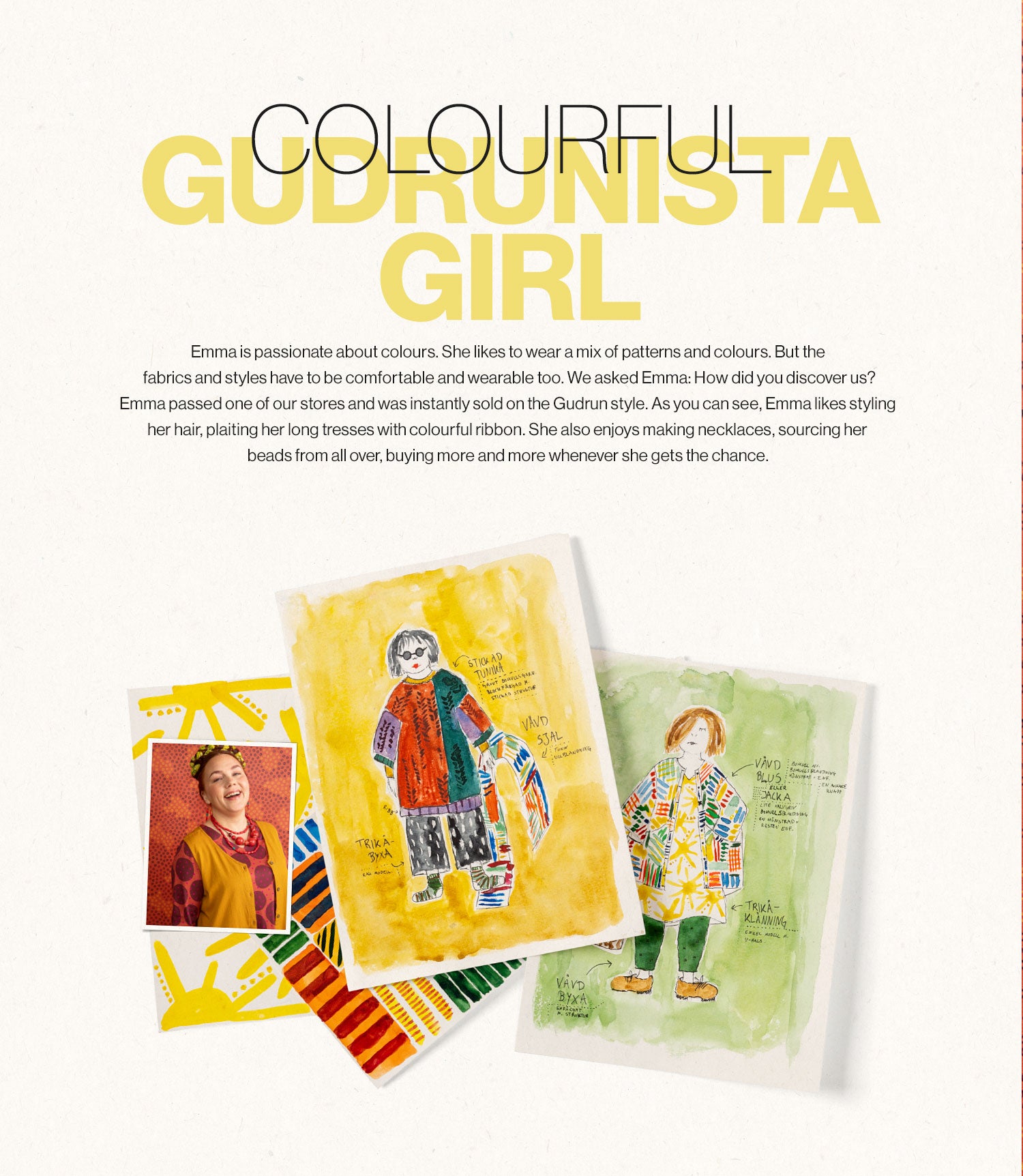 Colourful Gudrunista girl