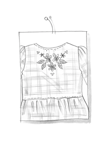 Woven “Tania” dress in organic cotton - timothy