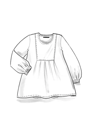 Vevd bluse «Fiona» i lin - henna