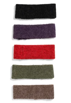Hoofdband van alpacamix - zwart