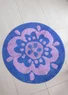 “Stars” bathmat in organic cotton (brilliant blue One Size)