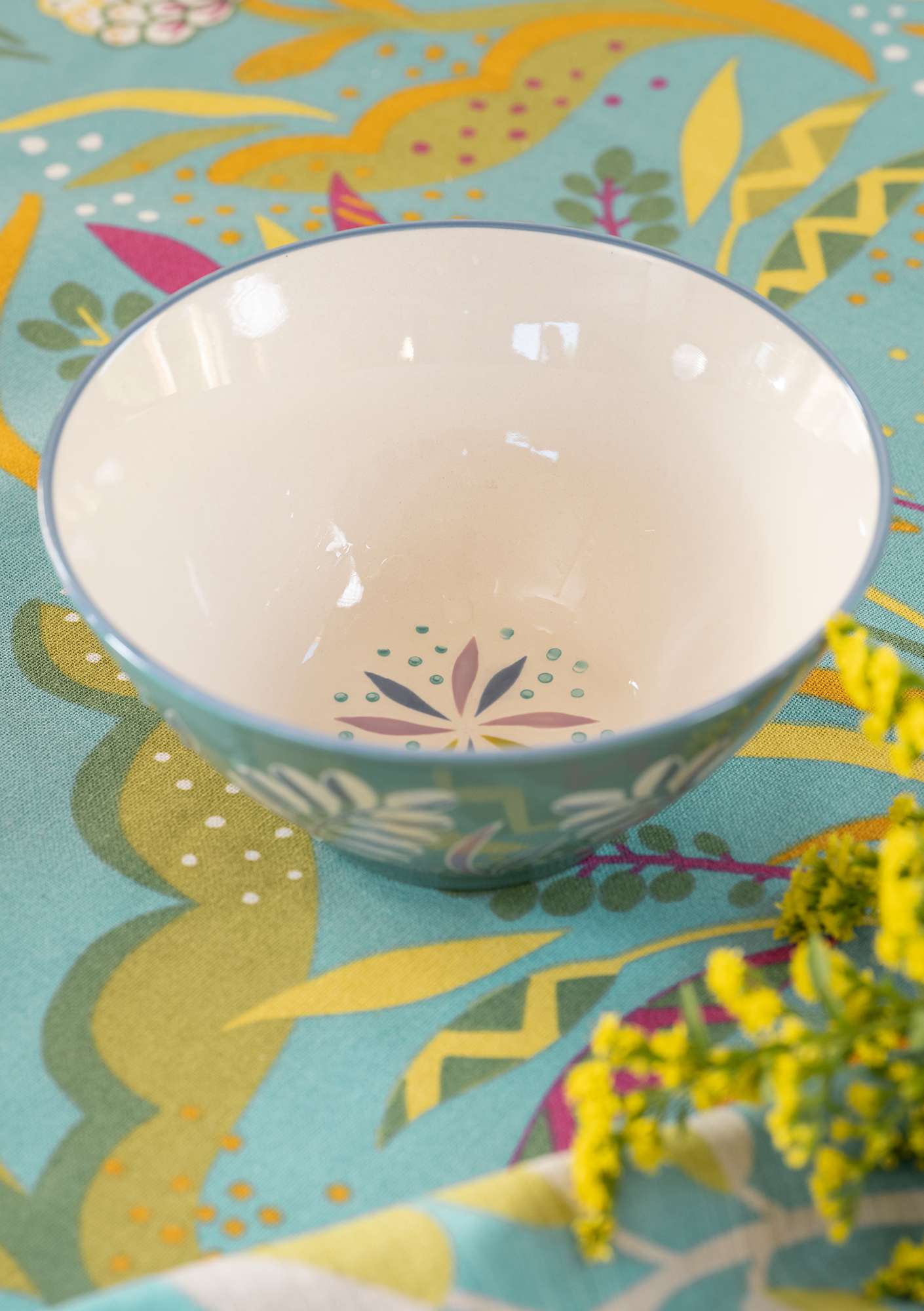 “Meadow” ceramic bowl meadow stream