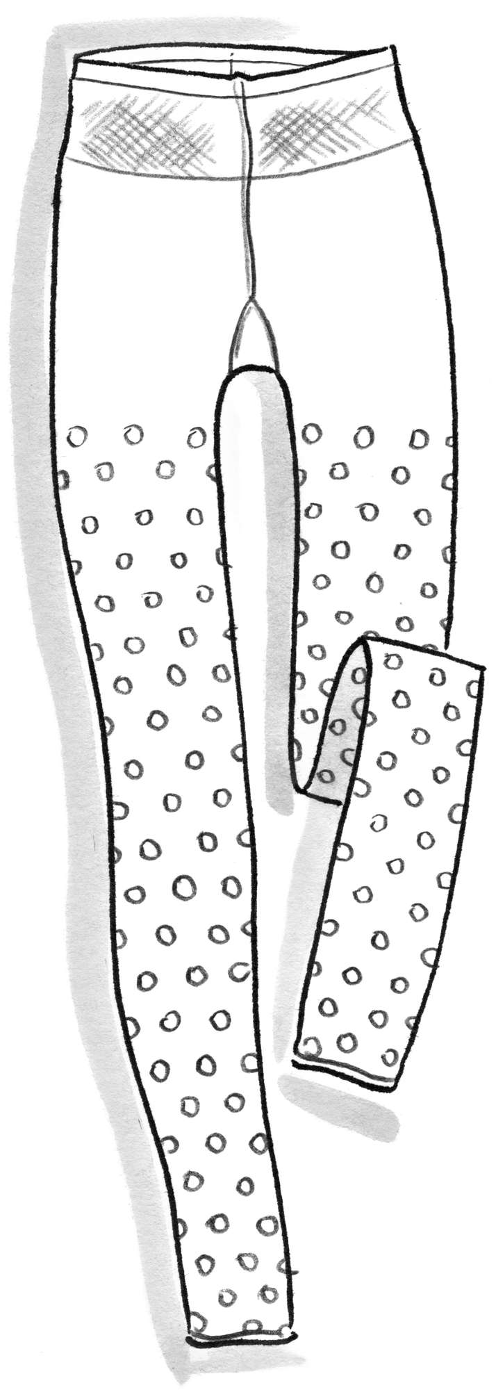 Leggings «Pytte» i resirkulert polyamid