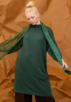 Geblümtes oder einfarbiges Jerseykleid „Hillevi“ aus Lyocell/Elasthan - monstera