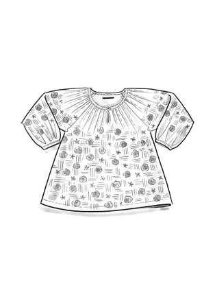 “Gjusta” organic cotton blouse - henna