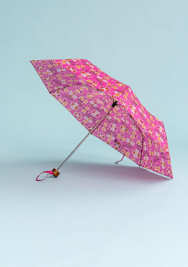 Regenschirm „Peggy“ aus Recycling-Polyester hibiskus