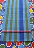 Striped organic cotton table runner (mild blue One Size)