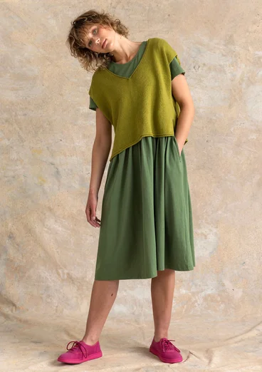 Jerseykleid „Himla“ aus Bio-Baumwolle - rosmarin