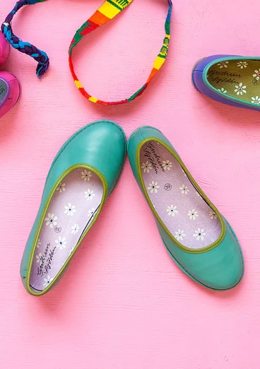 “Ester” nappa ballerina shoes -