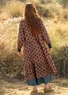 “Gjusta” woven organic cotton dress (old rose S)