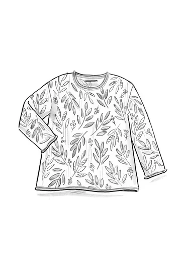 “Ophelia” organic/recycled cotton sweater - teal