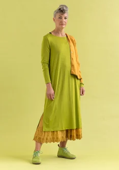 “Ada” lyocell/elastane jersey dress - asparagus