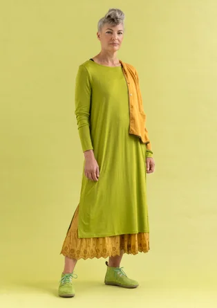 “Ada” lyocell/elastane jersey dress - asparagus