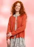 Organic/recycled cotton cardigan (brick L)