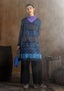 “Desert Flower” organic cotton knit dress dark indigo thumbnail