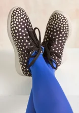 Baskets "Juno" en polyester recyclé - noir