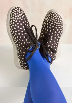 “Juno” sneakers made from recycled polyester - black