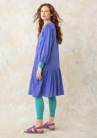 Robe en coton biologique tissé - bleu ciel