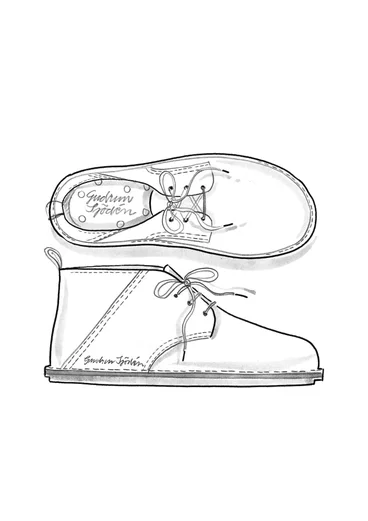 Desert boots made of nubuck/nappa - henna