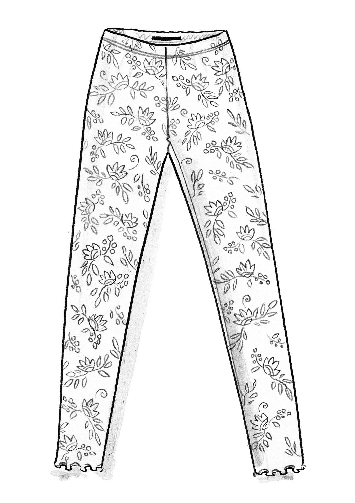 “Selma” micromodal/elastane leggings vanilla