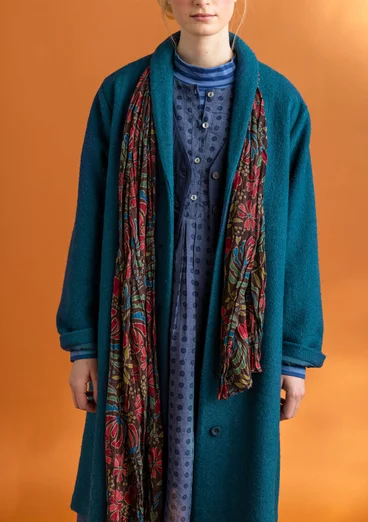 Tørklæde Hedda" i økologisk bomuld - fransk ristet